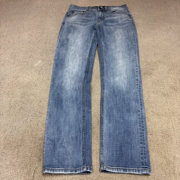 RSQ Jeans New York Slim Straight Blue Pockets Men’s Size 29x32 - Picture 1 of 12